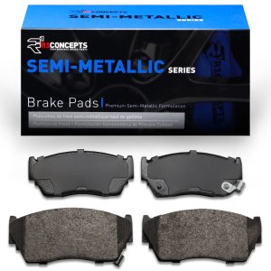 Nissan Sentra Brake Pads - Front - R1 Concepts - Semi Met - `91-`17